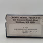 Crown Metal Products 36110 O Gauge New Haven #36110 EX/Box