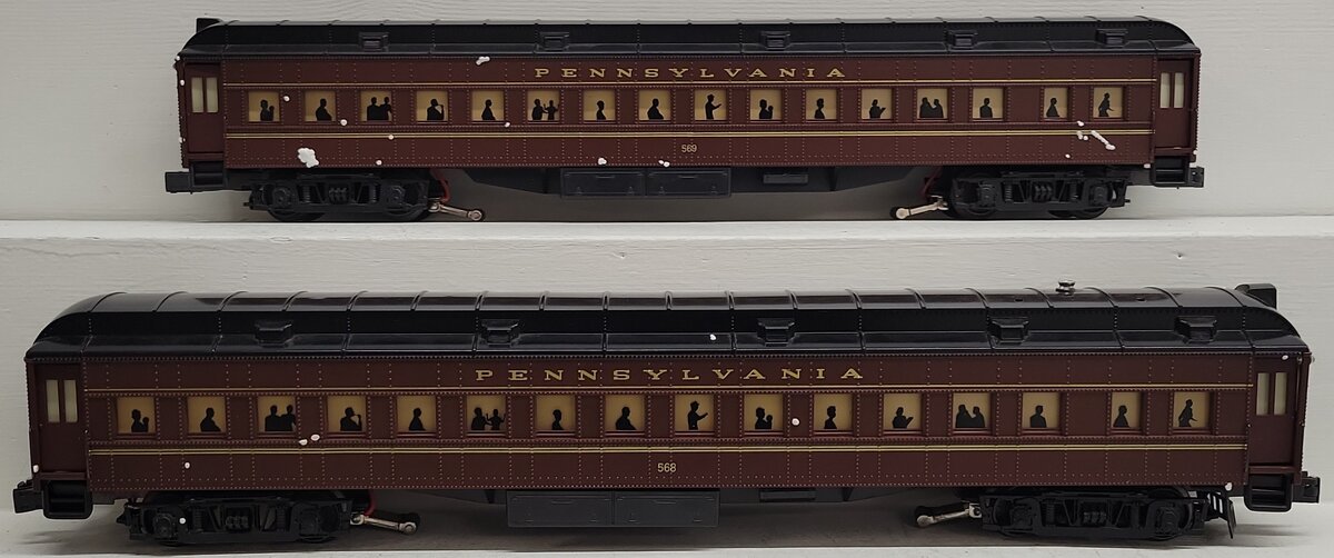 K-Line K-2702 Pennsylvania 17.5" Heavyweight Interurban Cars (Set of 2) LN/Box