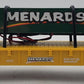 Menards 279-0652 O Flatcar with Menards Sign w/Working Lights #4862 LN/Box