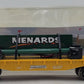 Menards 279-0652 O Flatcar with Menards Sign w/Working Lights #4862 LN/Box