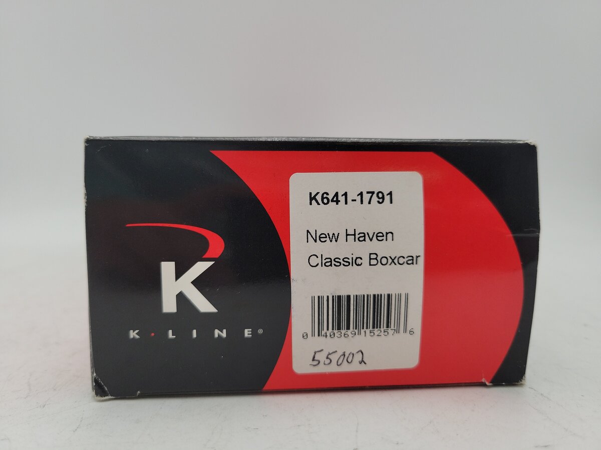 K-Line K641-1791 O Gauge New Haven Boxcar #55002 EX/Box
