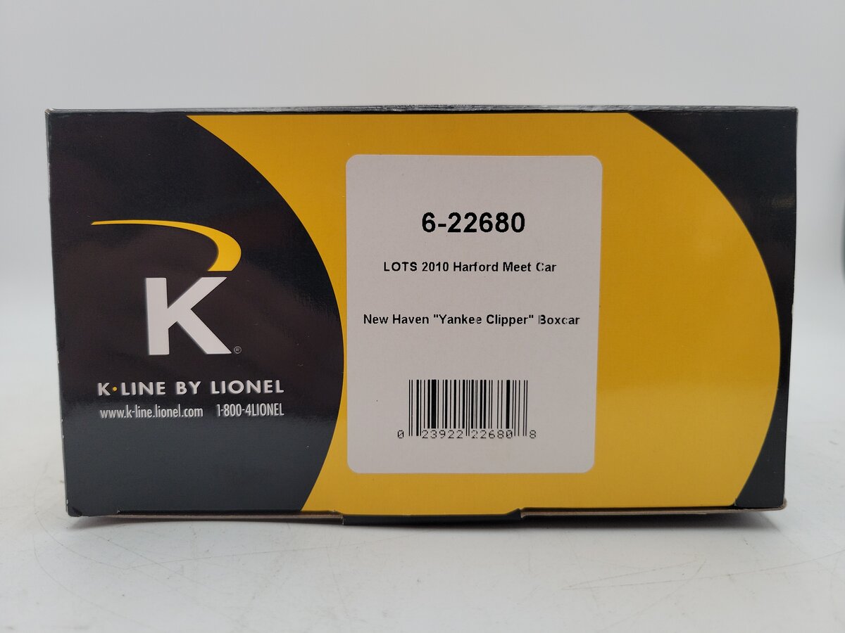 Lionel K-Line 6-22680 O Gauge New Haven Yankee Clipper Boxcar #31107 LN/Box