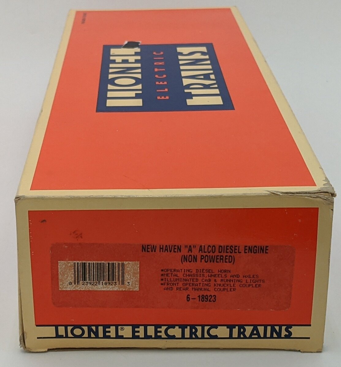 Lionel 6-18923 O New Haven Alco Dummy A Diesel Locomotive w/Horn #8923 LN/Box