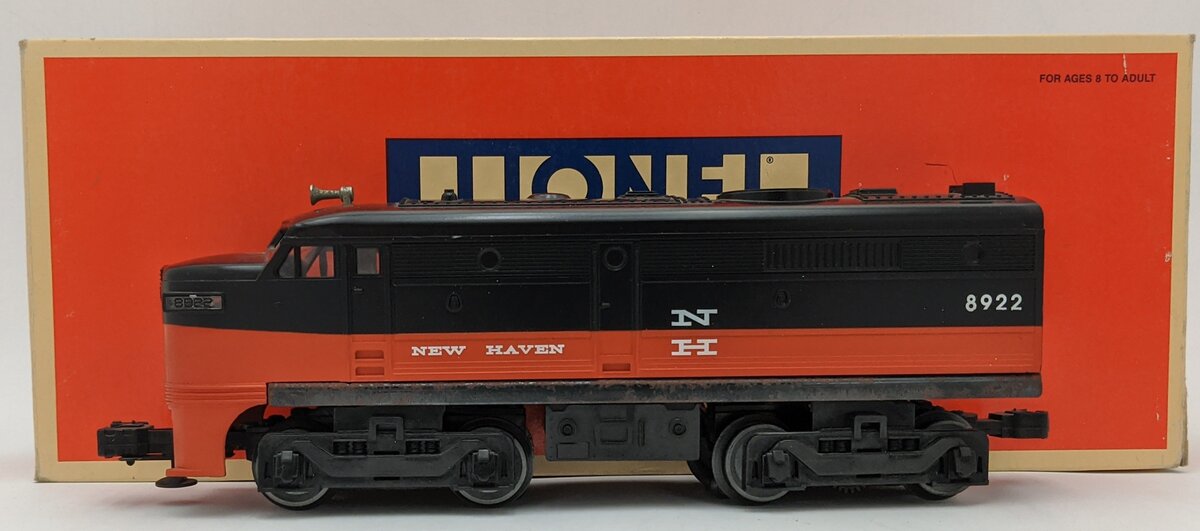 Lionel 6-18922 O Gauge New Haven Alco Diesel Locomotive #8922 EX/Box