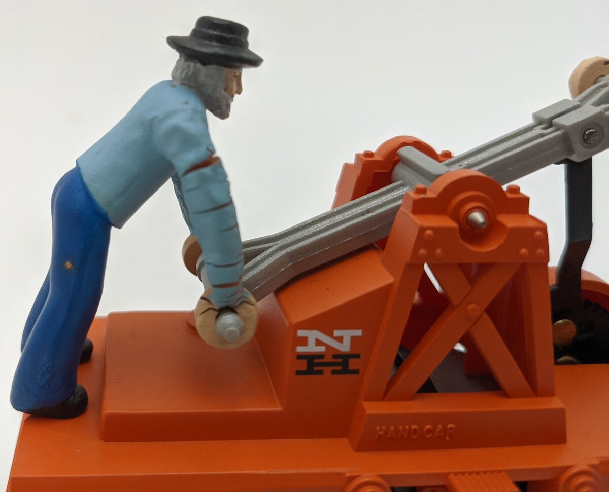 Lionel 6-28444 New Haven Operating Handcar VG/Box