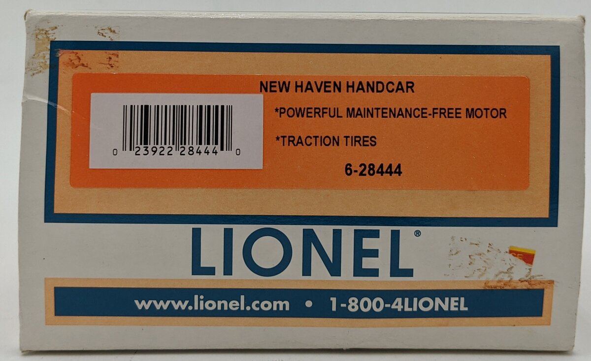 Lionel 6-28444 New Haven Operating Handcar VG/Box