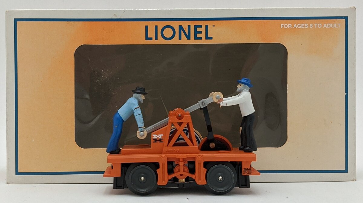 Lionel 6-28444 New Haven Operating Handcar VG/Box