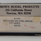 Crown Metal Products 36100 O Gauge New Haven #36100 LN/Box