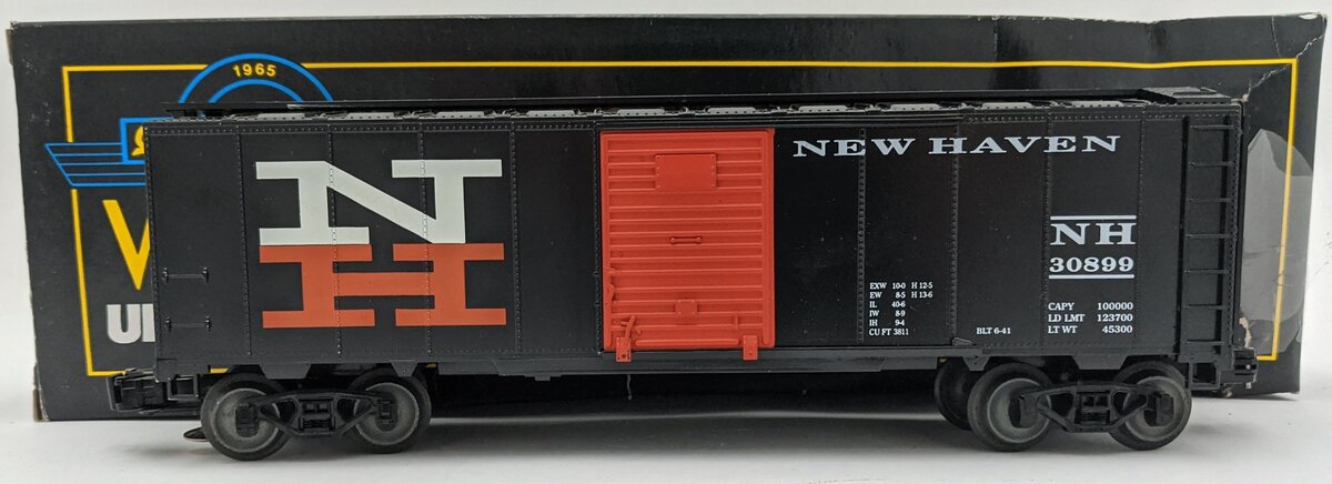 Weaver U3506 O New Haven Steel Sided Boxcar #30899 VG/Box