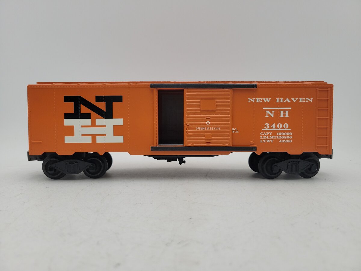 Williams WAL21 O Gauge New Haven Orange Boxcar #3400 EX/Box