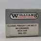 Williams WAL21 O Gauge New Haven Orange Boxcar #3400 EX/Box