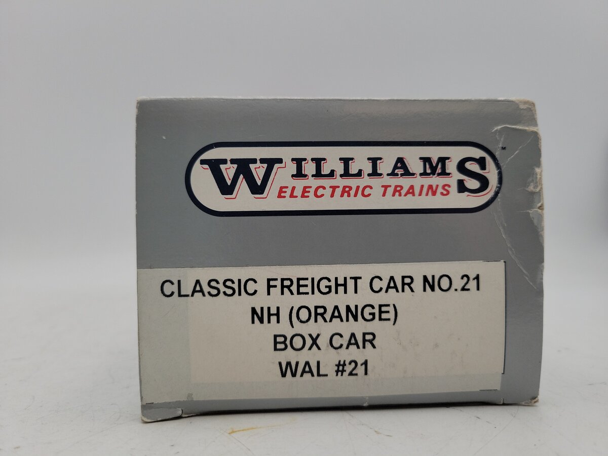 Williams WAL21 O Gauge New Haven Orange Boxcar #3400 EX/Box