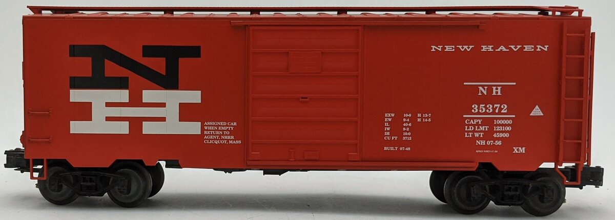 Weaver O Gauge Highrail New Haven PS-1 Boxcar #35372 VG/Box