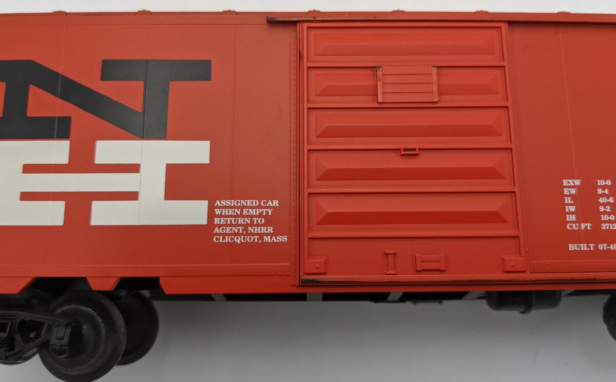 Weaver O Gauge Highrail New Haven PS-1 Boxcar #35372 VG/Box