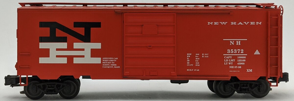 Weaver O Gauge Highrail New Haven PS-1 Boxcar #35372 VG/Box