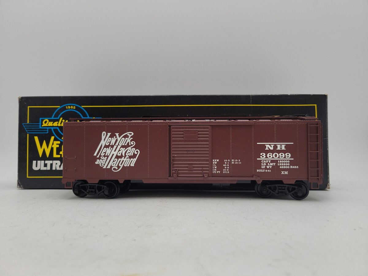 Weaver 36099 O Gauge New York New Haven & Hartford Boxcar (2-Rail) #36099 EX/Box