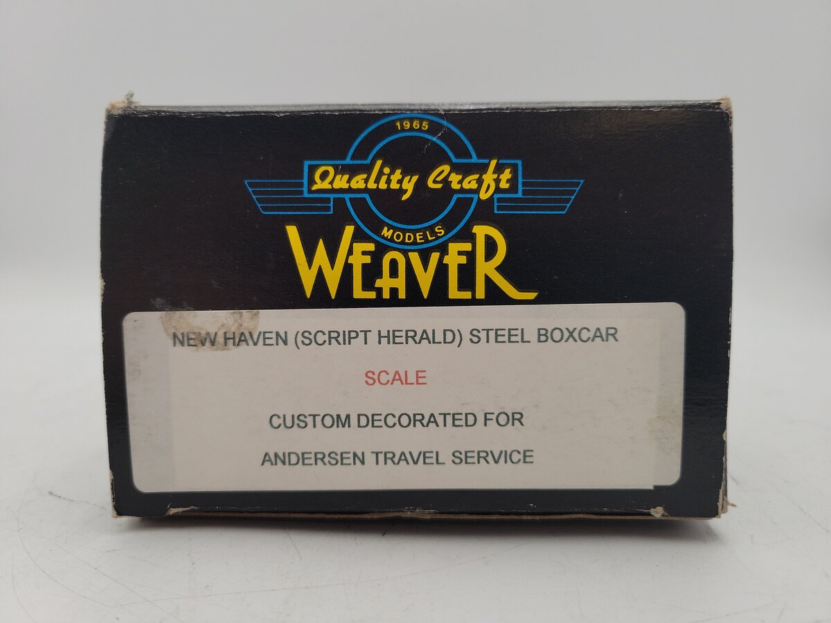 Weaver 36099 O Gauge New York New Haven & Hartford Boxcar (2-Rail) #36099 EX/Box