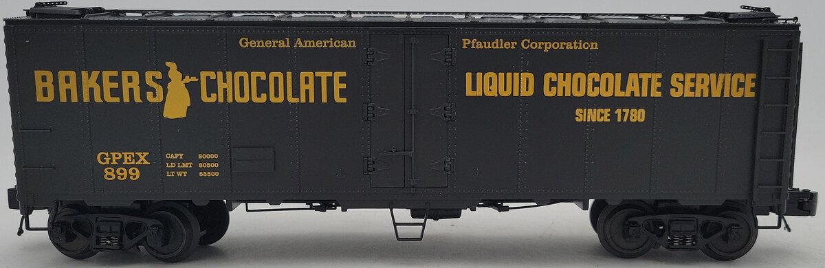 MTH 20-94146 O Baker's Chocolate 40' Reefer Car #899 LN/Box