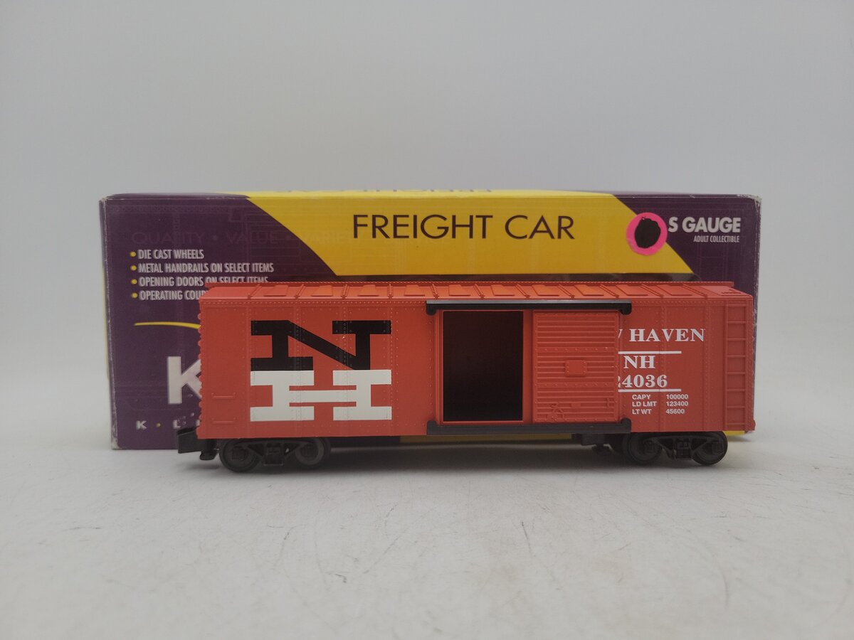 K-Line K511-003 S Gauge New Haven Boxcar EX/Box