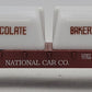 Portlines Hobbies 1450 S Scale National Car Co Flatcar w/Baker's Chocolate Load LN/Box
