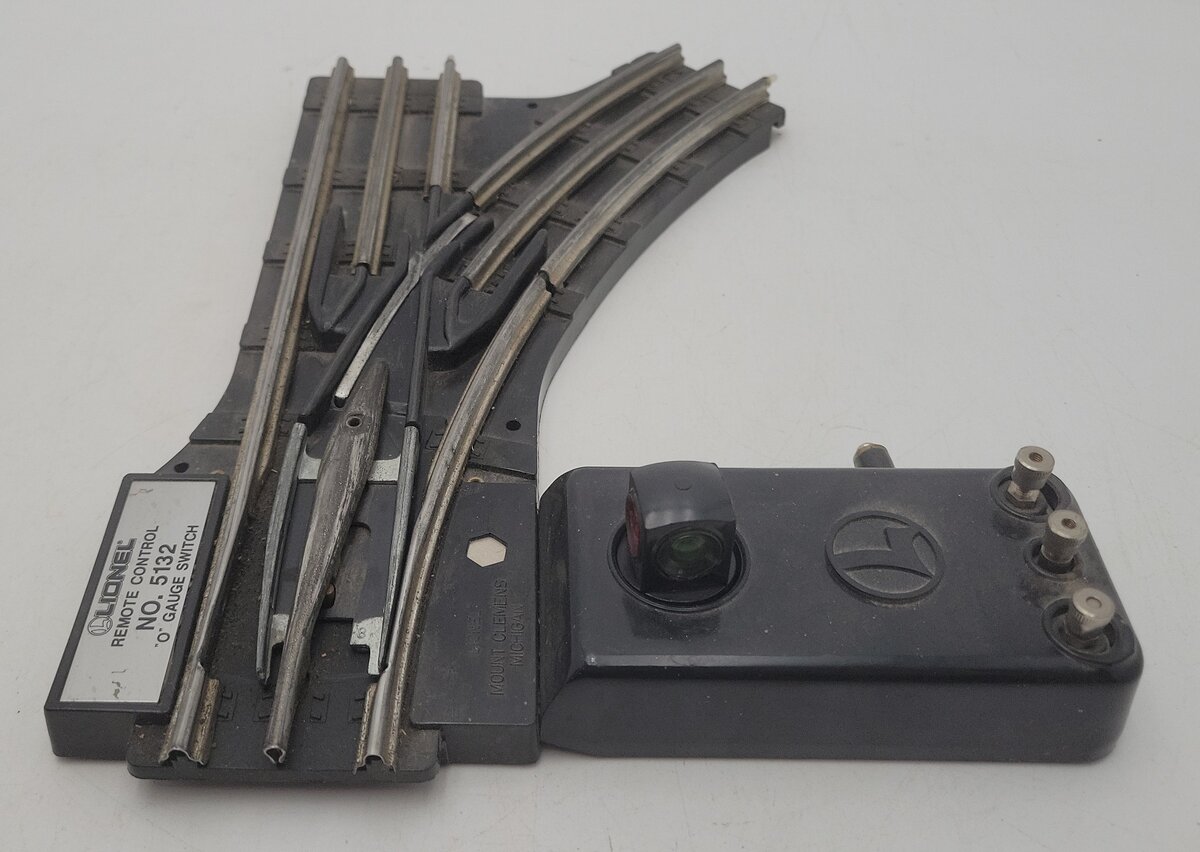 Lionel 6-5132 O O31 Right Hand Remote Control Switch Turnout VG/Box