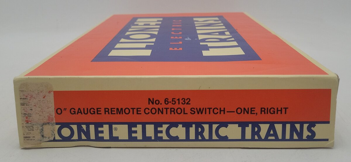 Lionel 6-5132 O O31 Right Hand Remote Control Switch Turnout VG/Box