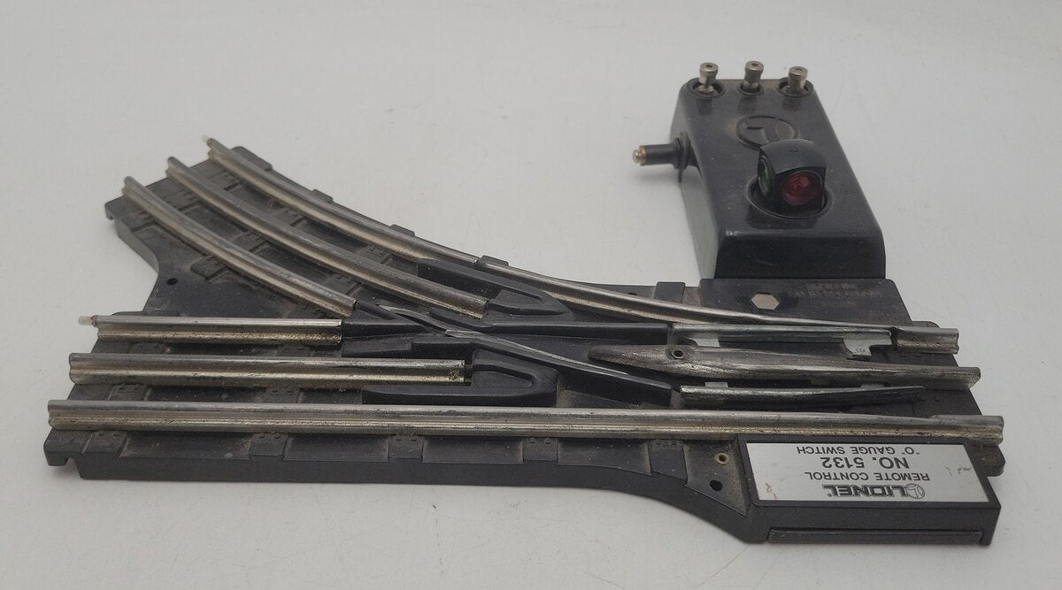 Lionel 6-5132 O O31 Right Hand Remote Control Switch Turnout VG/Box