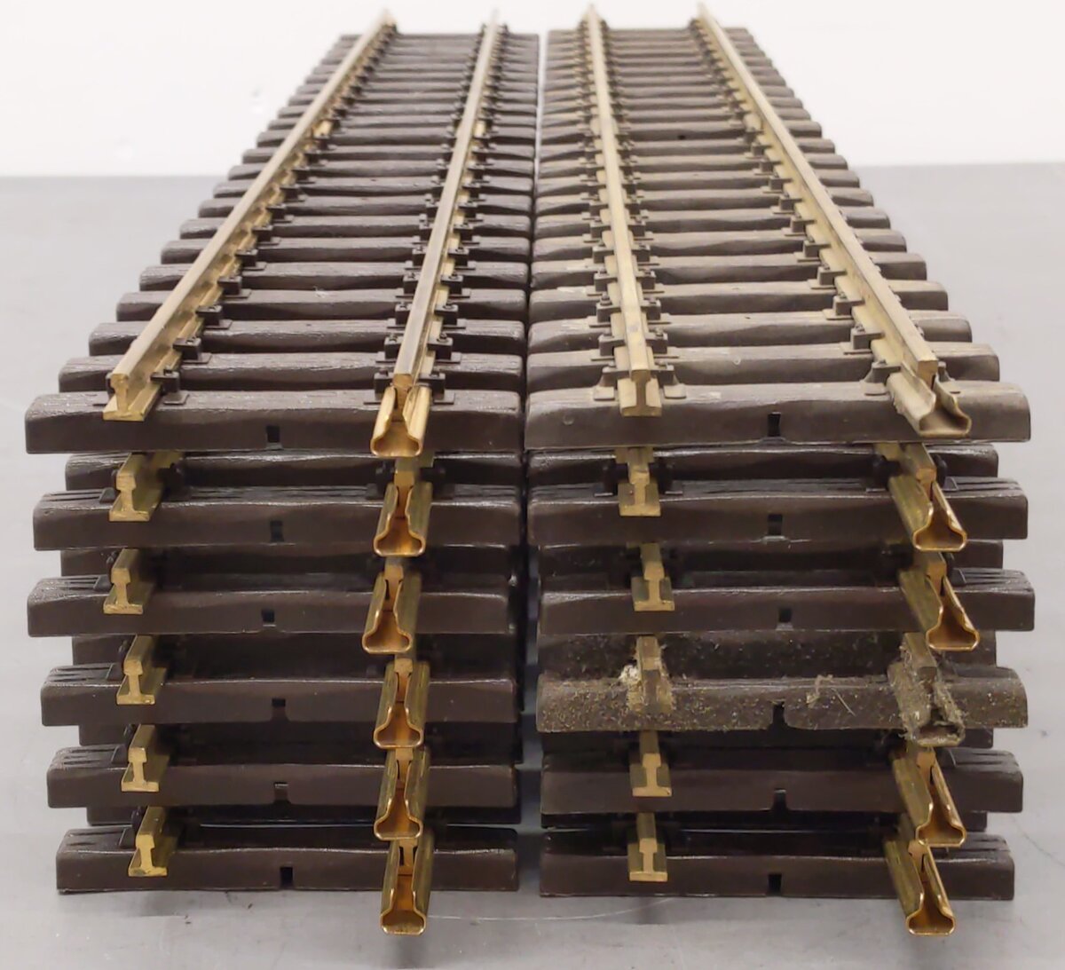 LGB 1060 G Scale 600mm 24" Brass Rail Straight Track (Box of 12) EX/Box
