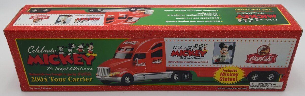 Coca-Cola 47242 Semi Truck Mickey Mouse Tour Carrier 2004 EX/Box