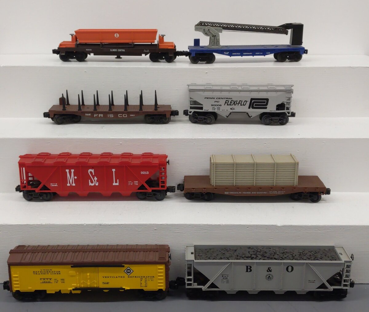Lionel & Others O Gauge Train Cars [8] VG