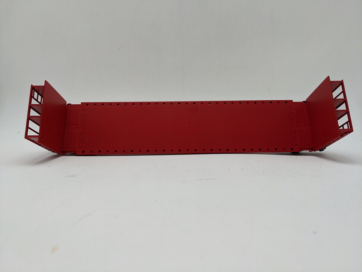 Weaver 95050 O Gauge Chicago Burlington & Quincy 50' Bulkhead Car 3-Rail VG