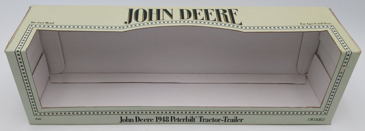 Ertl 5401 1:43 Scale John Deere 1948 Diecast Peterbilt Tractor Trailer LN/Box