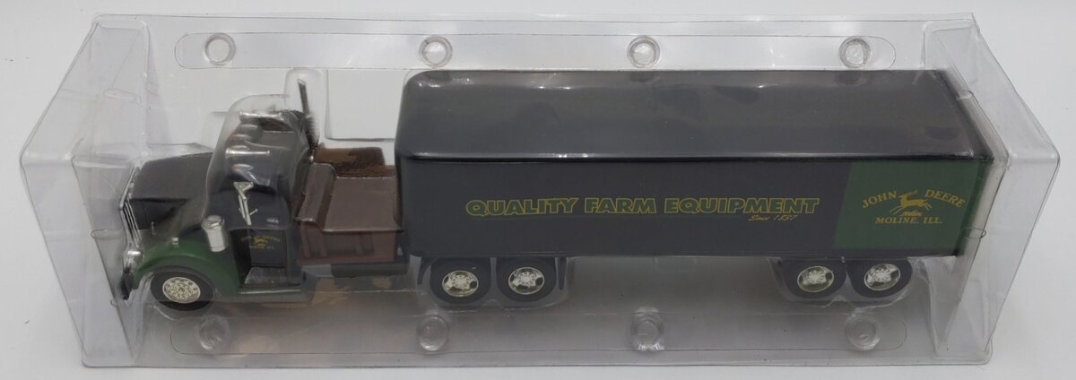 Ertl 5401 1:43 Scale John Deere 1948 Diecast Peterbilt Tractor Trailer LN/Box