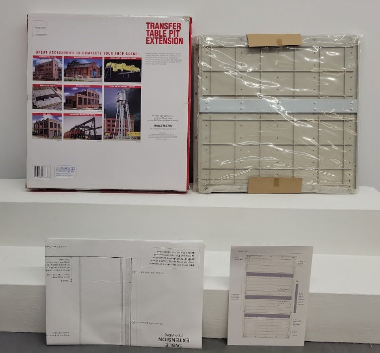 Walthers 933-2969 HO Scale Transfer Table Pit Extension Series Built-Up NIB