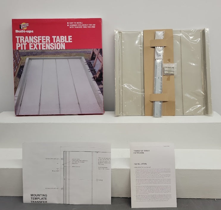 Walthers 933-2969 HO Scale Transfer Table Pit Extension Series Built-Up NIB