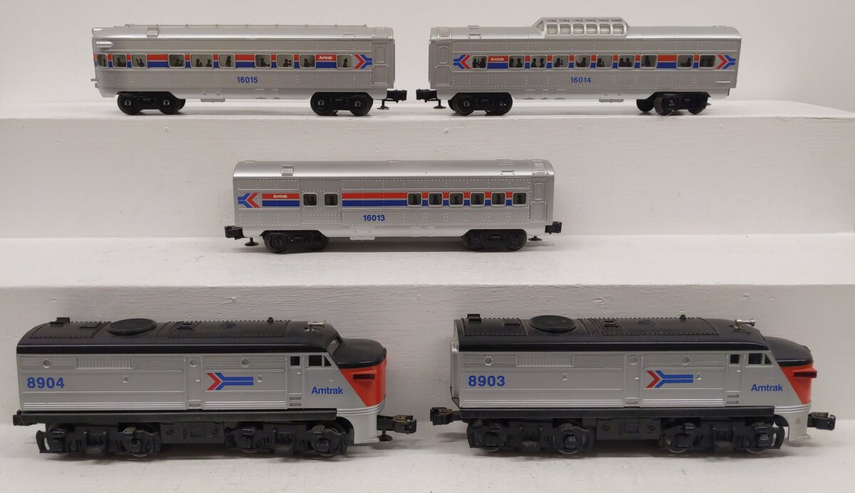 Lionel 6-11707 O Gauge Amtrak Silver Spike Diesel Train Set EX/Box