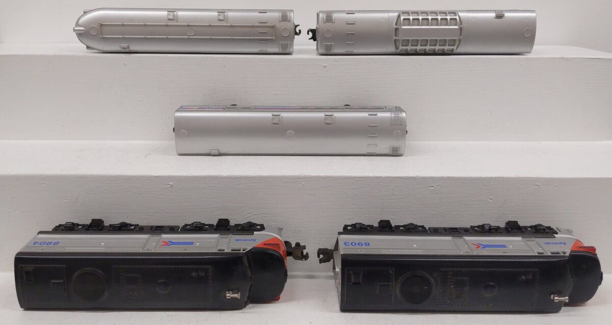 Lionel 6-11707 O Gauge Amtrak Silver Spike Diesel Train Set EX/Box