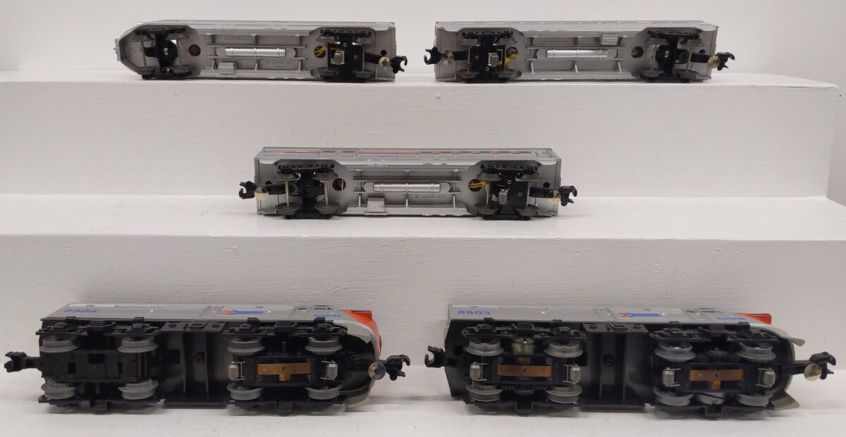 Lionel 6-11707 O Gauge Amtrak Silver Spike Diesel Train Set EX/Box