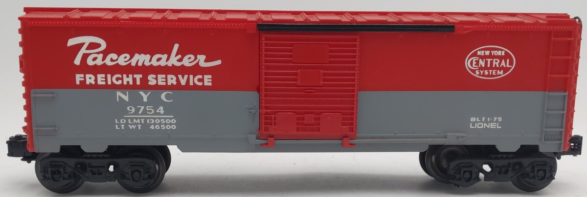 Lionel 6-9754 O Gauge New York Central Pacemaker Boxcar EX