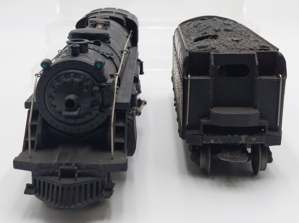 Lionel 224 Vintage O 2-6-2 Diecast Steam Locomotive with 2466WX Tender VG