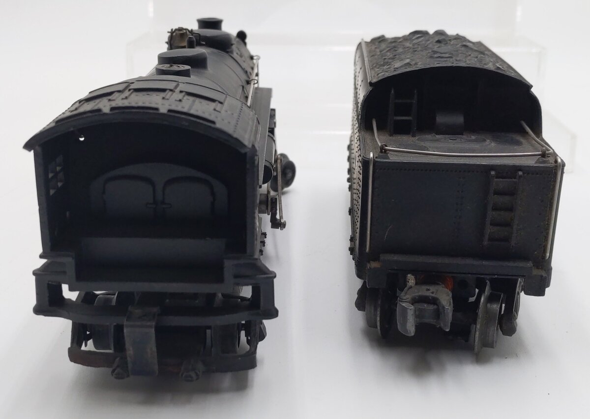 Lionel 224 Vintage O 2-6-2 Diecast Steam Locomotive with 2466WX Tender VG