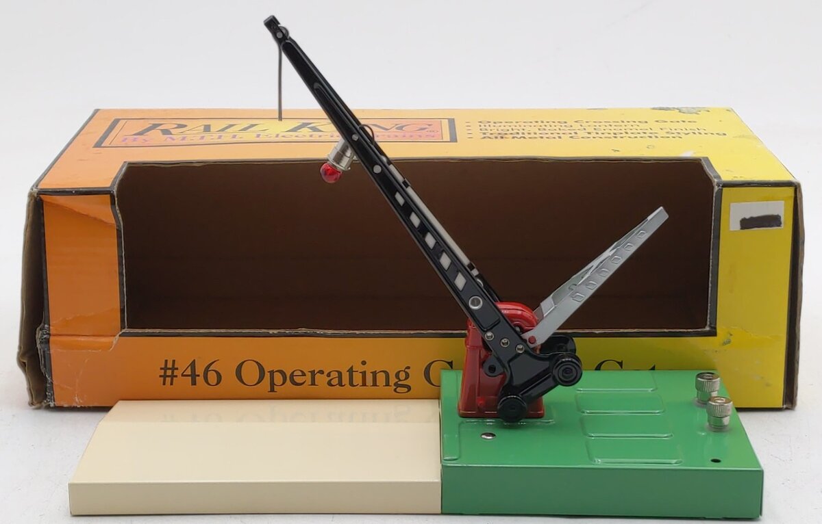 MTH 30-11017 O Operating Crossing Gate #46 LN/Box