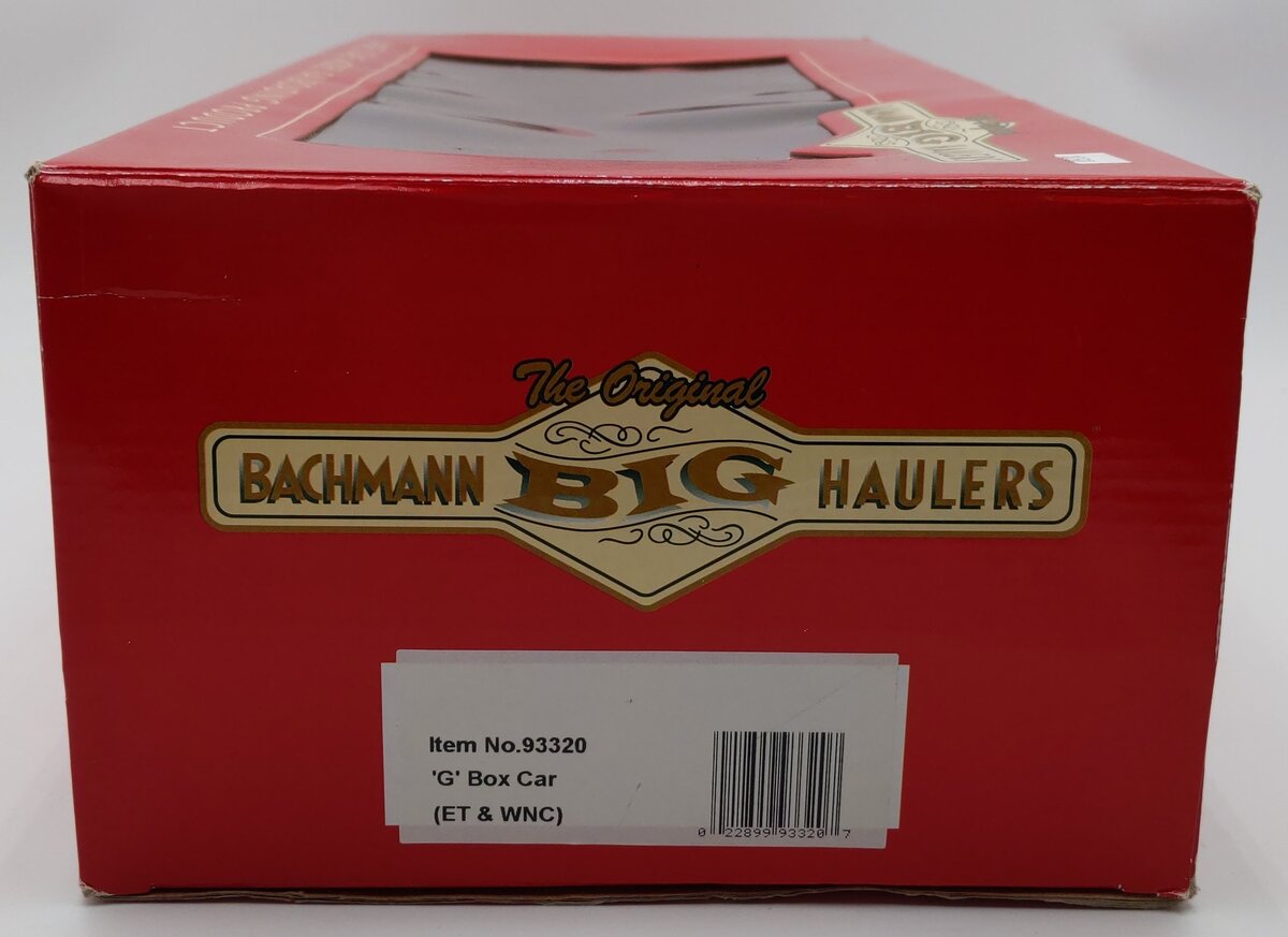 Bachmann 93320 G Scale Eastern Tennessee & Western North Carolina Boxcar #5 LN/Box