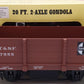 Aristo-Craft 40002 G Scale Santa Fe 20 Foot 2-Axle Gondola #77555 LN/Box