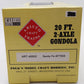 Aristo-Craft 40002 G Scale Santa Fe 20 Foot 2-Axle Gondola #77555 LN/Box