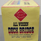 Aristo-Craft 7121 G Scale Wooden Deck Bridge VG/Box