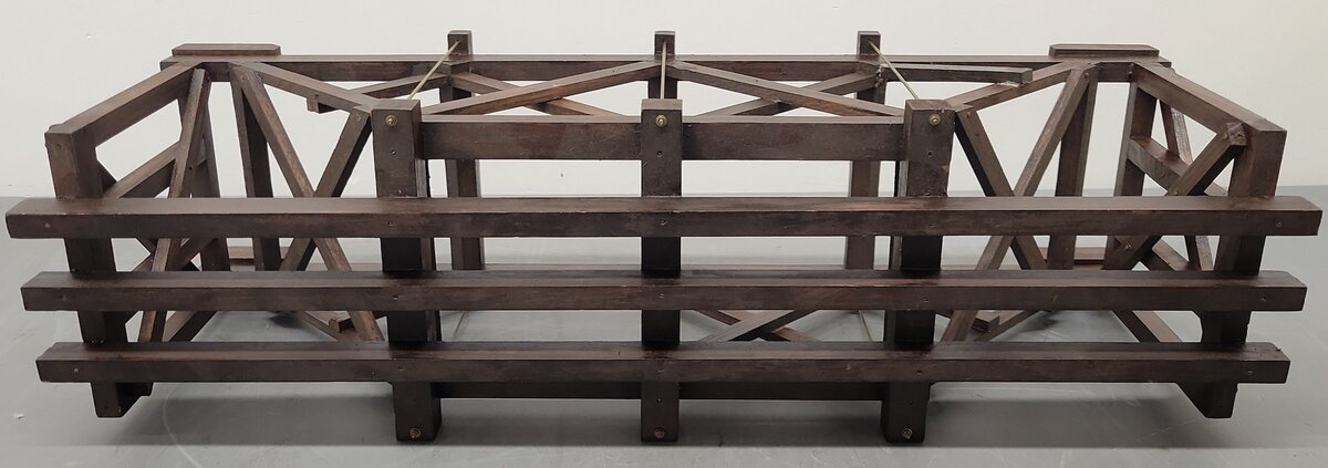 Aristo-Craft 7121 G Scale Wooden Deck Bridge VG/Box