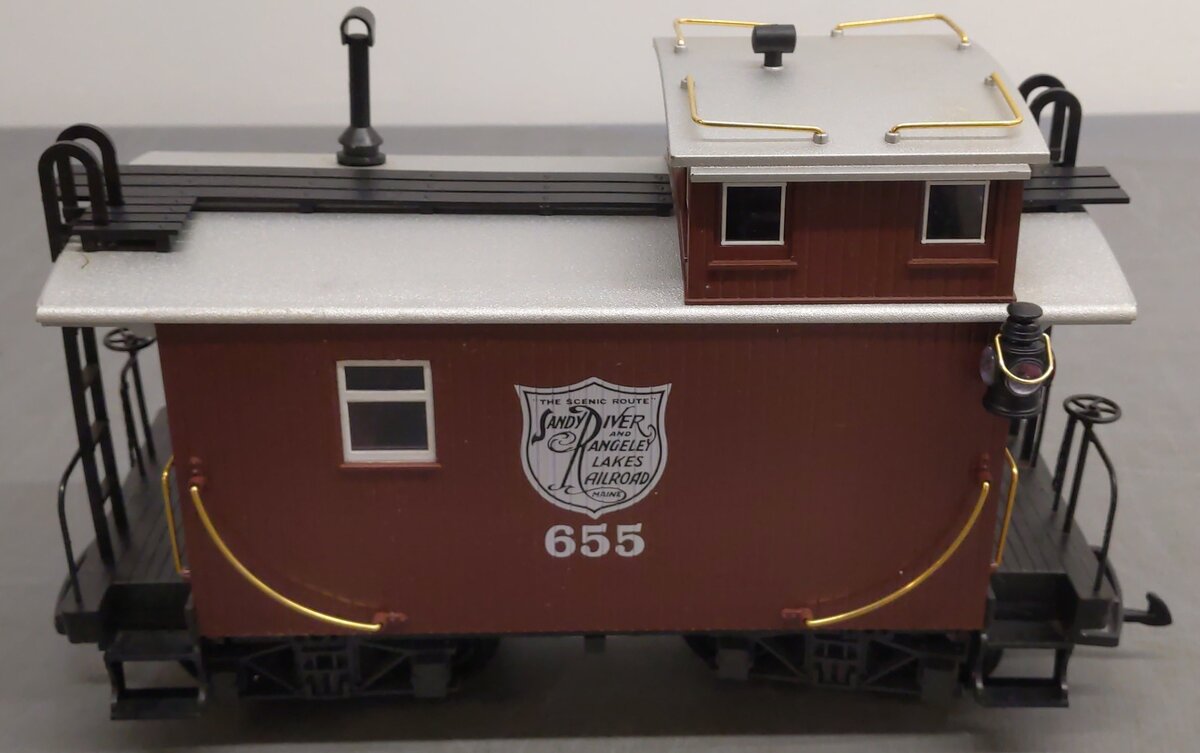 LGB 46655 G Scale Sandy River & Rangeley Lakes Caboose #655 EX/Box