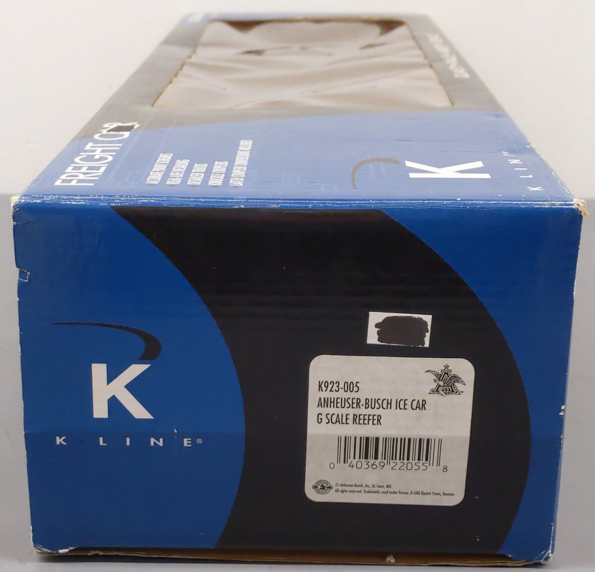 K-Line K923-005 G Scale Anheuser Busch Ice Car #3605 LN/Box