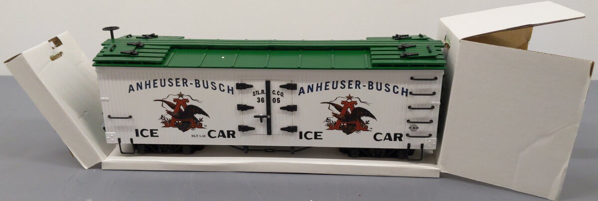 K-Line K923-005 G Scale Anheuser Busch Ice Car #3605 LN/Box